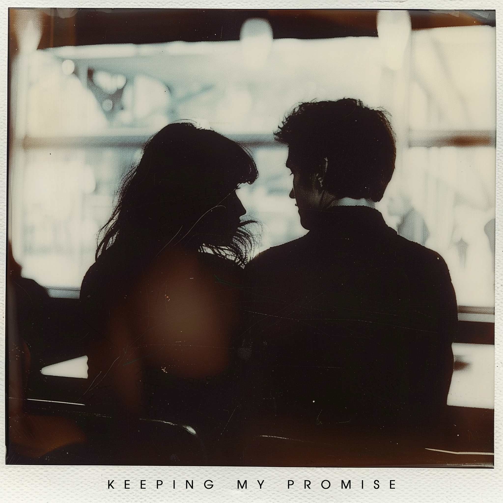 Woman Sitting Next to Man in Polaroid - Keeping My Promise