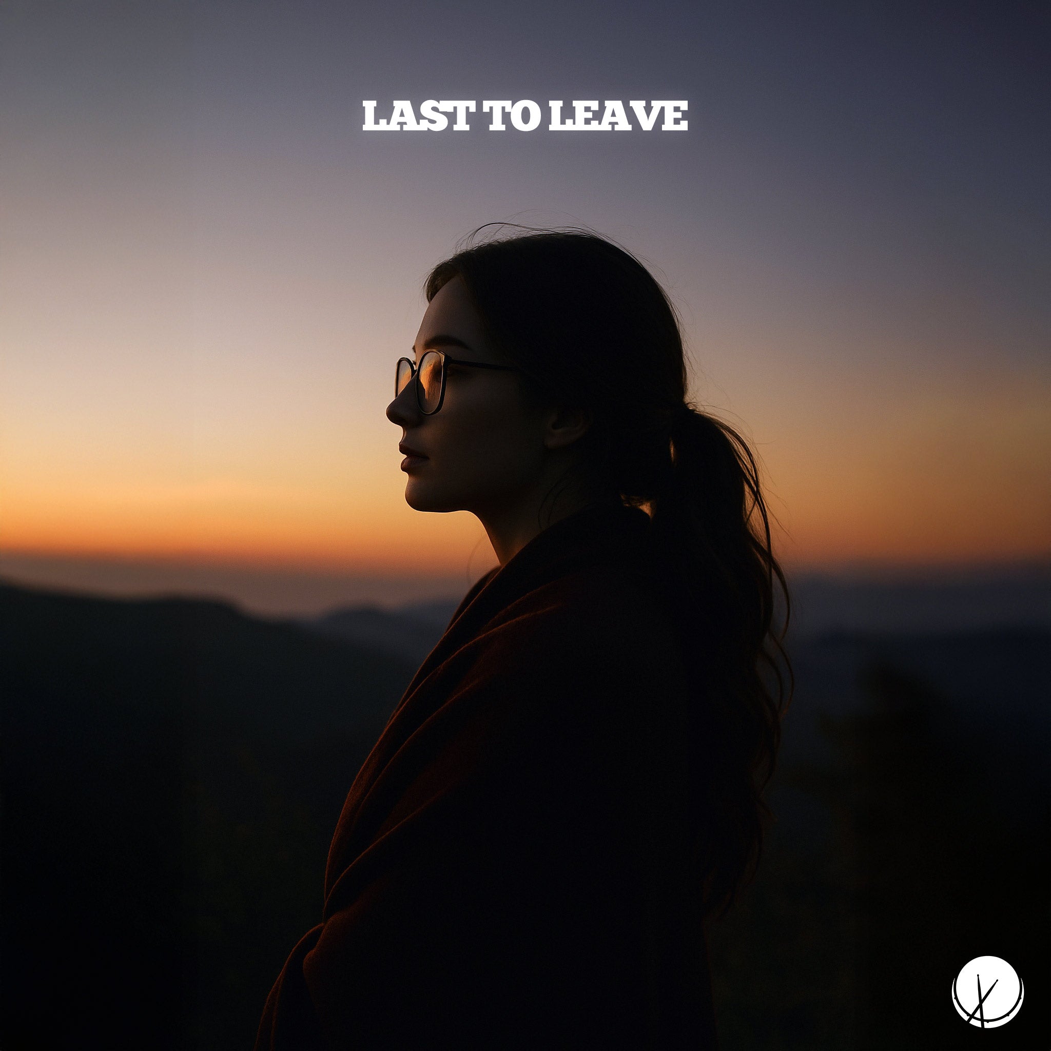 last-to-leave-cover-art-silhouette-woman-standing-sunset-mountains-sky-reflective-heartfelt-pop-rock-rap-instrumental-album-art-design. - SINIMA BEATS