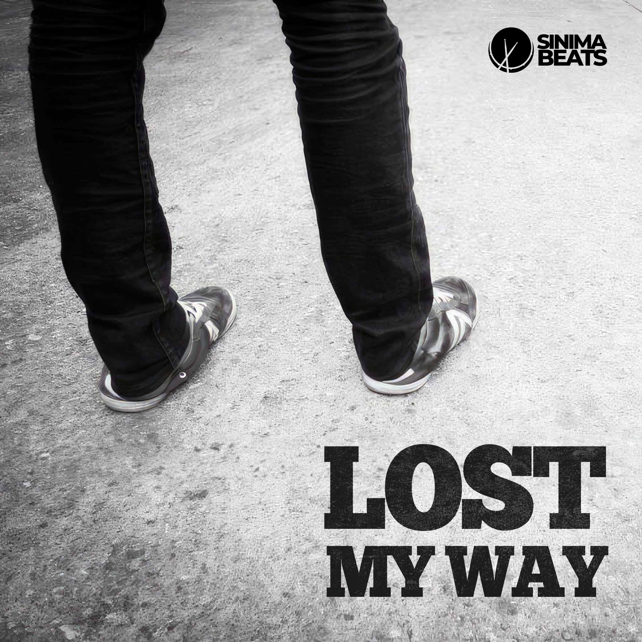 Close-Up of a Man's Legs on Gray Concrete in Grayscale - Lost My Way