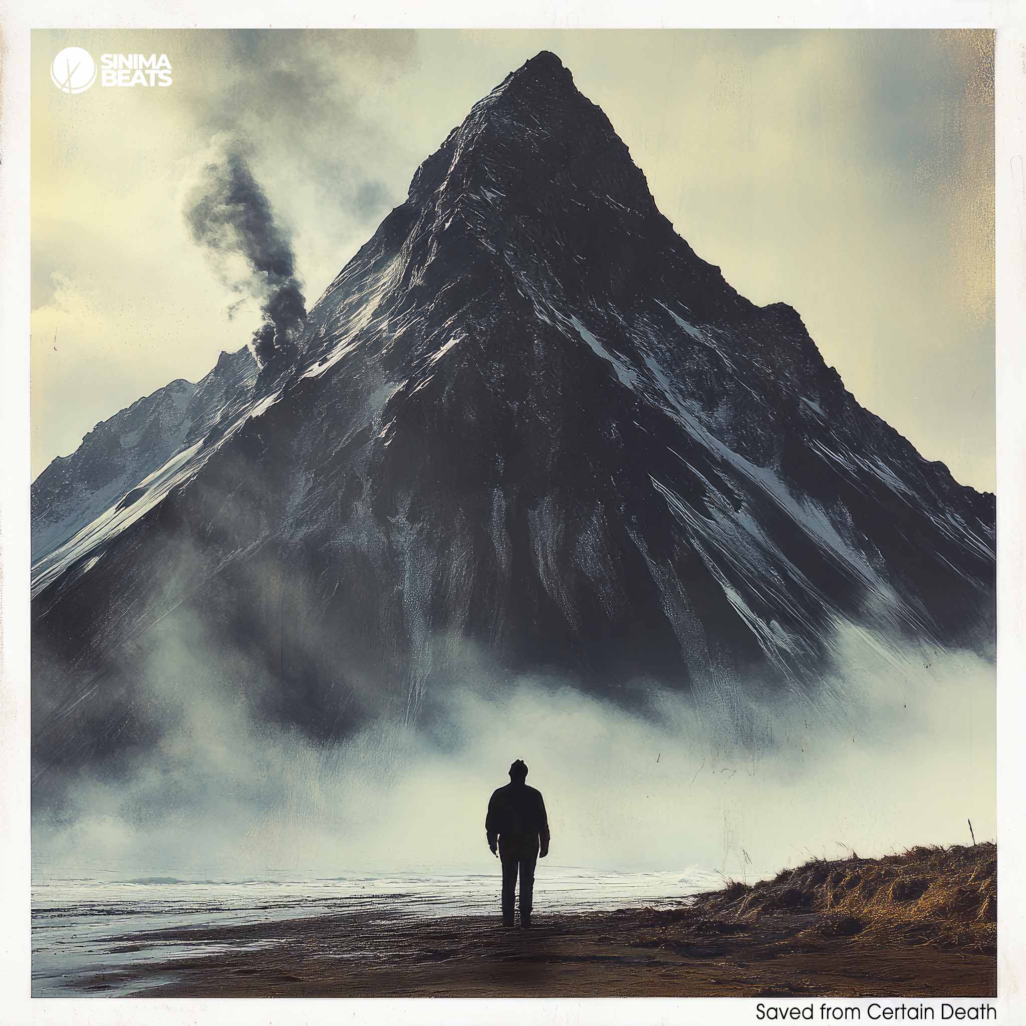 A man stands before a large and high mountain, depicting gratitude for being spared from certain death. The scene reflects a sense of relief and awe, capturing the profound emotion of being saved from a life-threatening situation. – Saved from Certain Death
