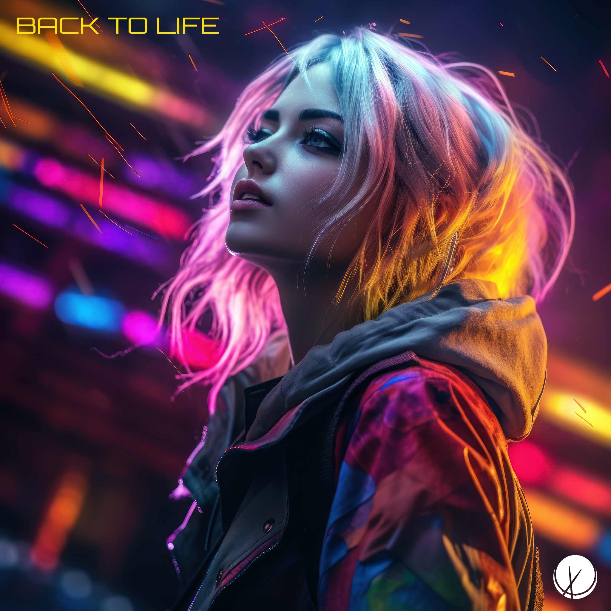 Back to Life - Woman Opening Eyes Animated 8k Vibrant Colors